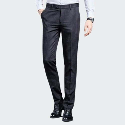Premium Men's Suit Trousers Striped Valmont